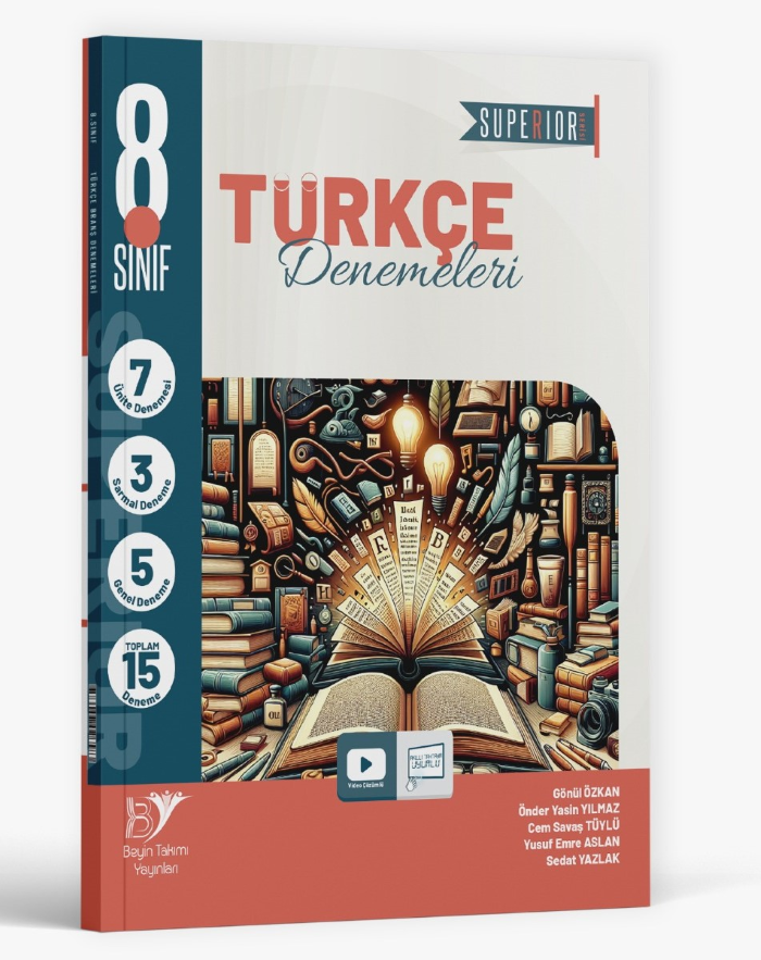Beyin Takımı Yayınları LGS 8. Sınıf Türkçe Superıor 15 Deneme