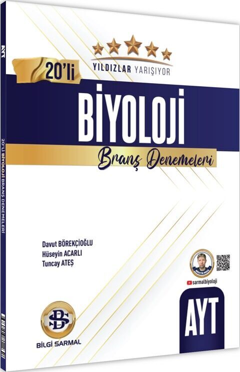 Bilgi Sarmal AYT Biyoloji Yıldızlar Yarışıyor 20 Branş Denemesi