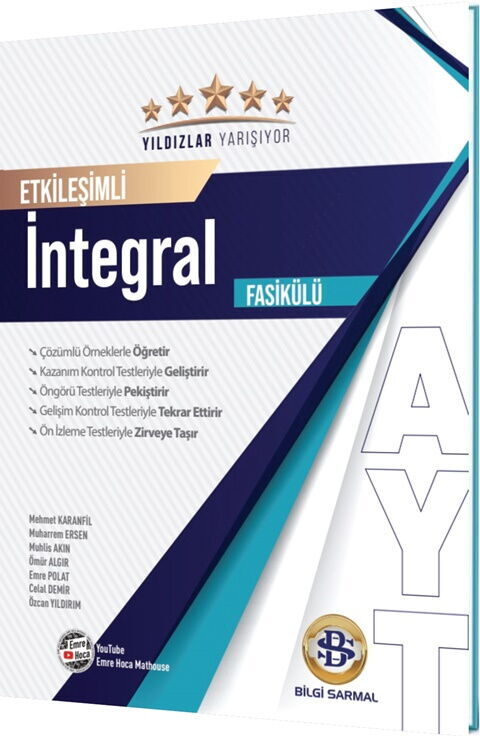 Bilgi Sarmal AYT İntegral Yıldızlar Yarışıyor Etkileşimli Fasikülü