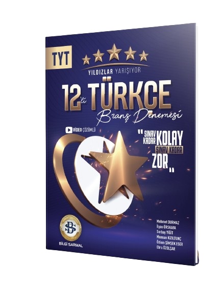 Bilgi Sarmal Yayınları Tyt Türkçe 12 Yıldızlar Yarışıyor Branş Denemesi