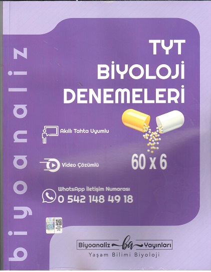 Biyoanaliz Yayınları Tyt Biyoloji Denemeleri