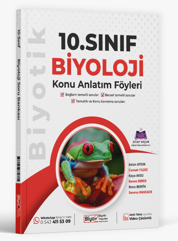 Biyotik Yayınları 10. Sınıf Biyoloji Konu Anlatım Föyleri