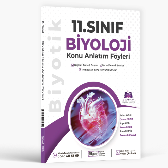 Biyotik Yayınları 11. Sınıf Biyoloji Konu Anlatım Föyleri