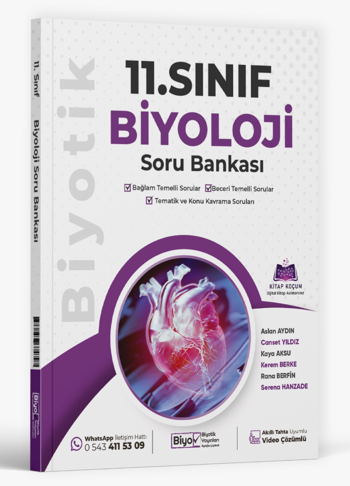 Biyotik Yayınları 11. Sınıf Biyoloji Soru Bankası