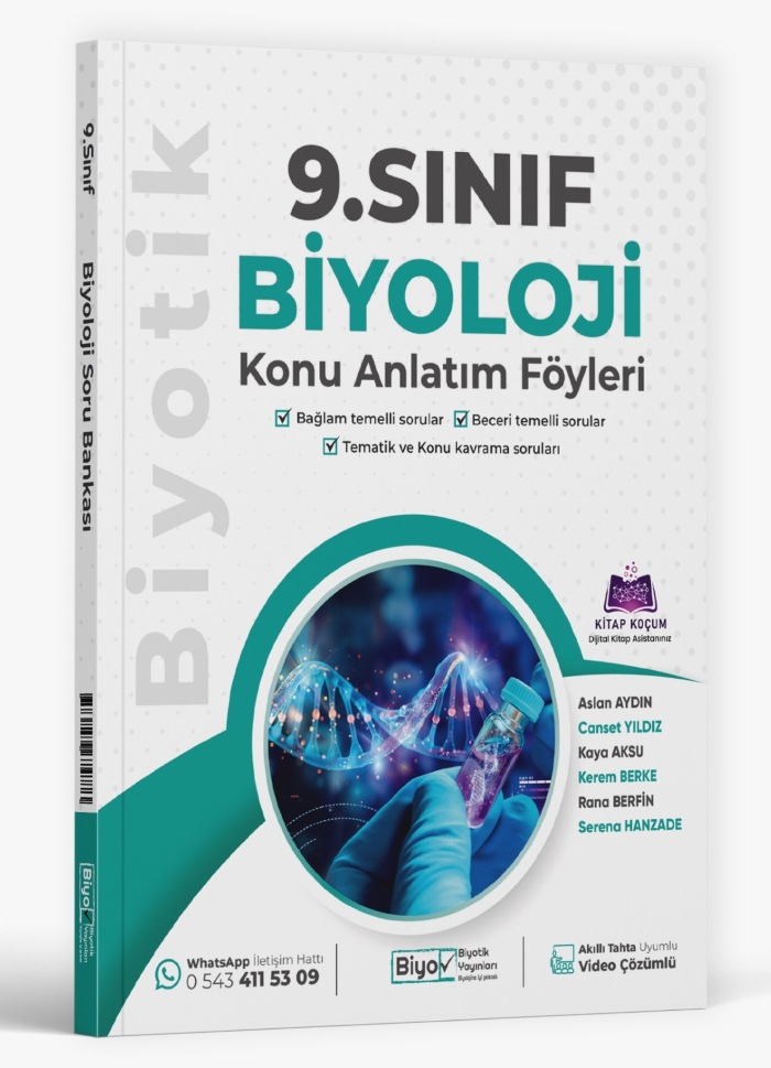 Biyotik Yayınları 9. Sınıf  Biyoloji Konu Anlatım Föyleri