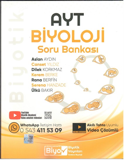 Biyotik Yayınları AYT Biyoloji Soru Bankası