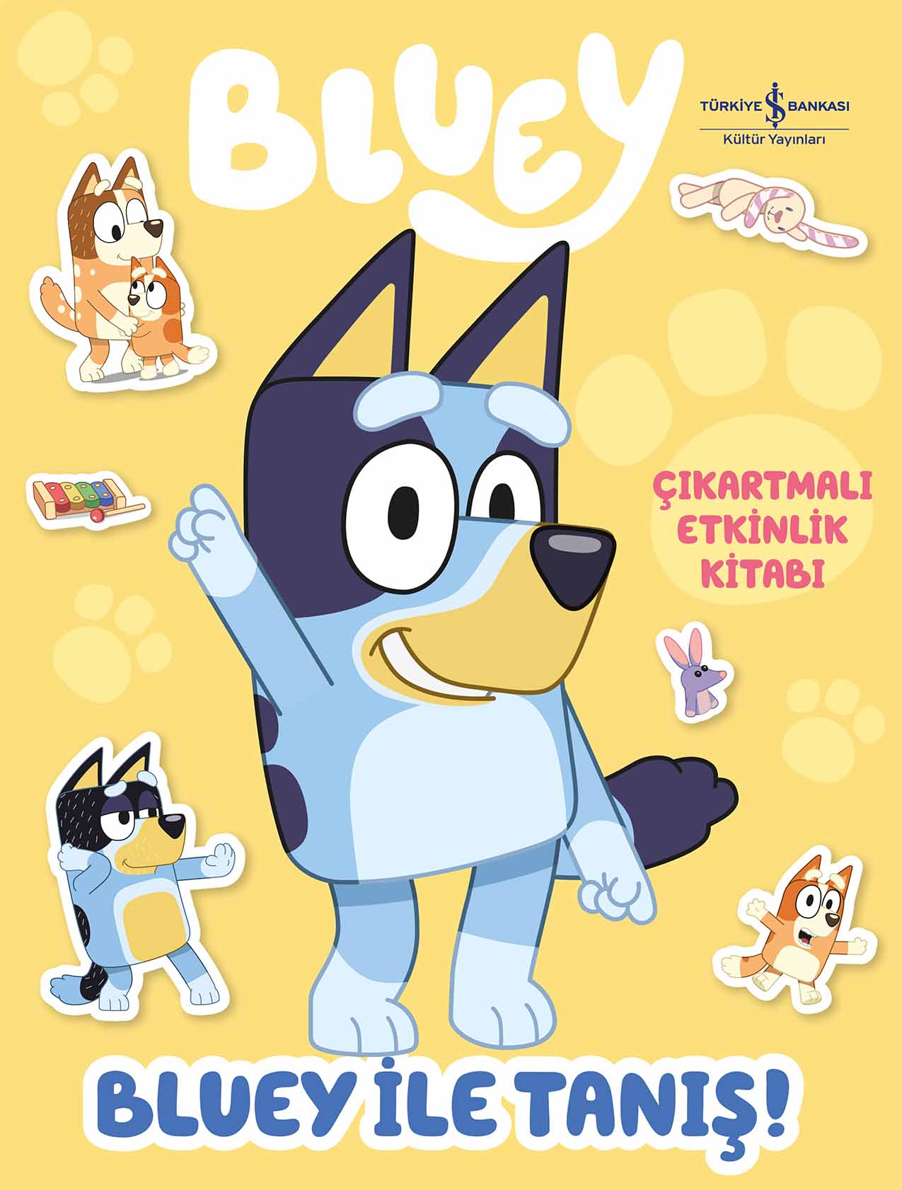 Bluey ile Tanış - Çıkartmalı Etkinlik Kitabı - Ciltli