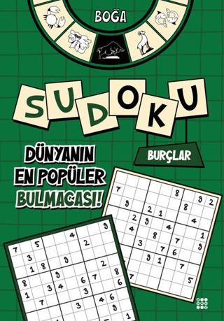 Burçlar Sudoku - Boğa (Kalem Hediyeli)