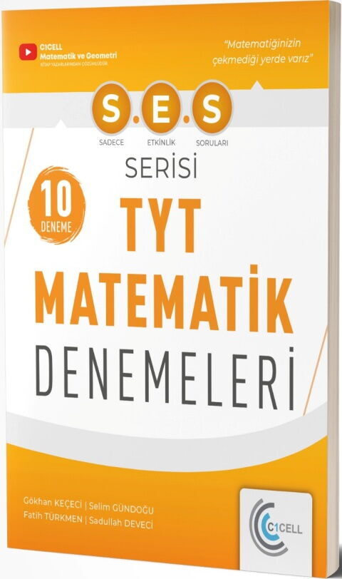 C1cell Yayınları TYT Matematik Ses Serisi 10 Deneme