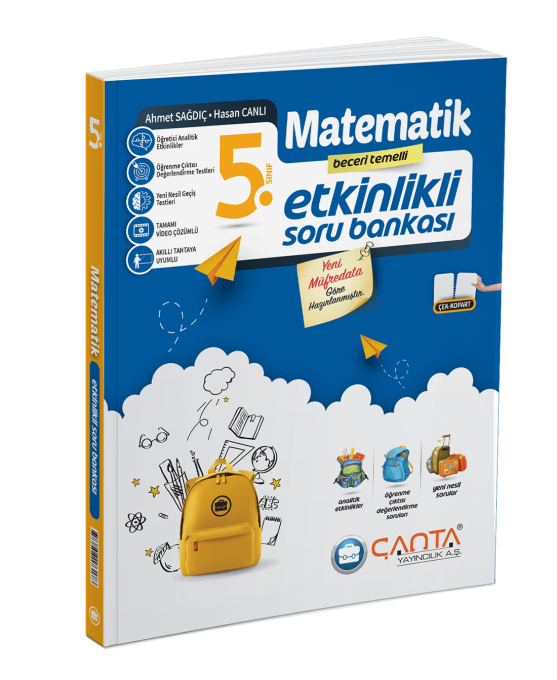Çanta Yayınları 5. Sınıf Matematik Etkinlikli Soru Bankası