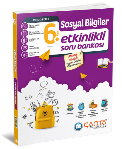 Çanta Yayınları 6. Sınıf Sosyal Bilgiler Etkinlikli Soru Bankası