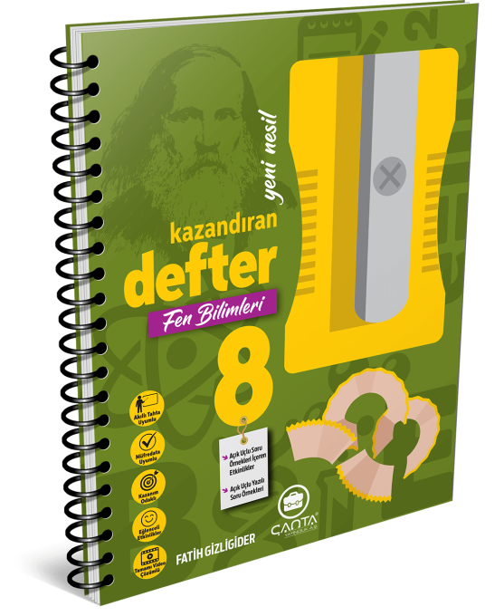 Çanta Yayınları LGS 8. Sınıf Fen Bilimleri Kazandıran Defter