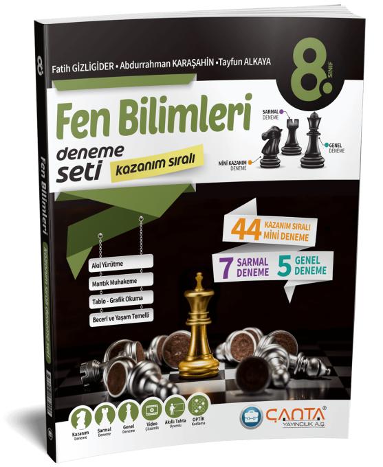 Çanta Yayınları LGS 8. Sınıf Fen Bilimleri Kazanım Sıralı Deneme Seti