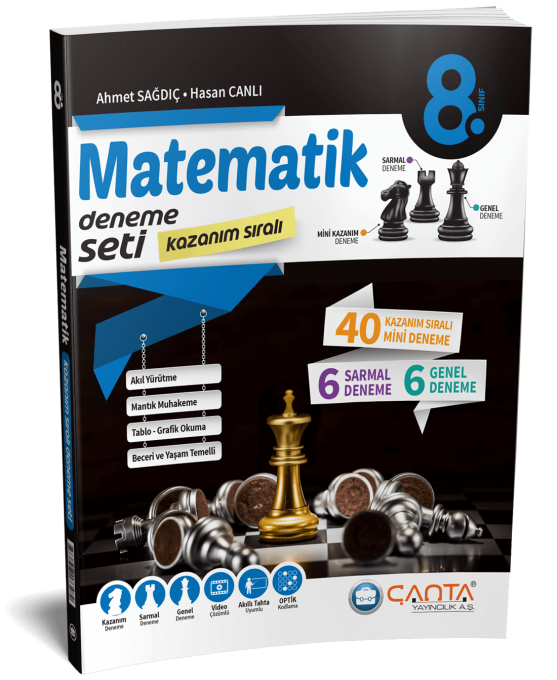 Çanta Yayınları LGS 8. Sınıf Matematik Kazanım Sıralı Deneme Seti