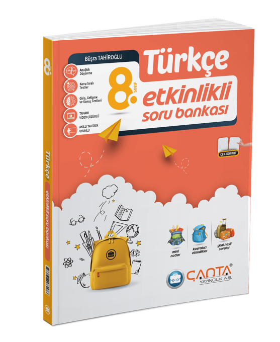Çanta Yayınları LGS 8. Sınıf Türkçe Etkinlikli Soru Bankası