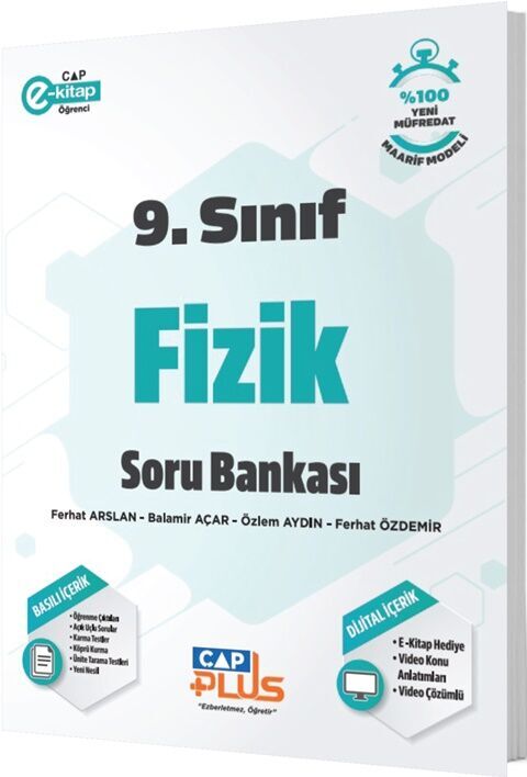 Çap Plus Yayınları 9. Sınıf Fizik Soru Bankası