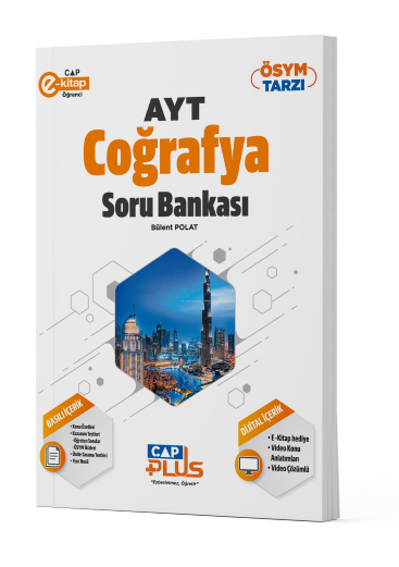 Çap Plus Yayınları Ayt Coğrafya Soru Bankası