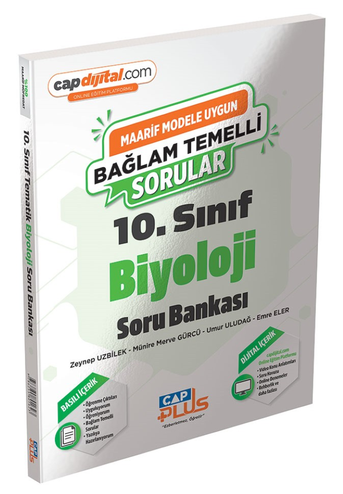 Çap Yayınları 10. Sınıf Biyoloji Tematik Maarif Soru Bankası