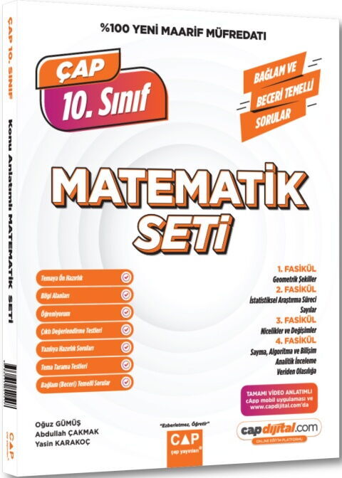 Çap Yayınları 10. Sınıf Matematik Maarif Model Set