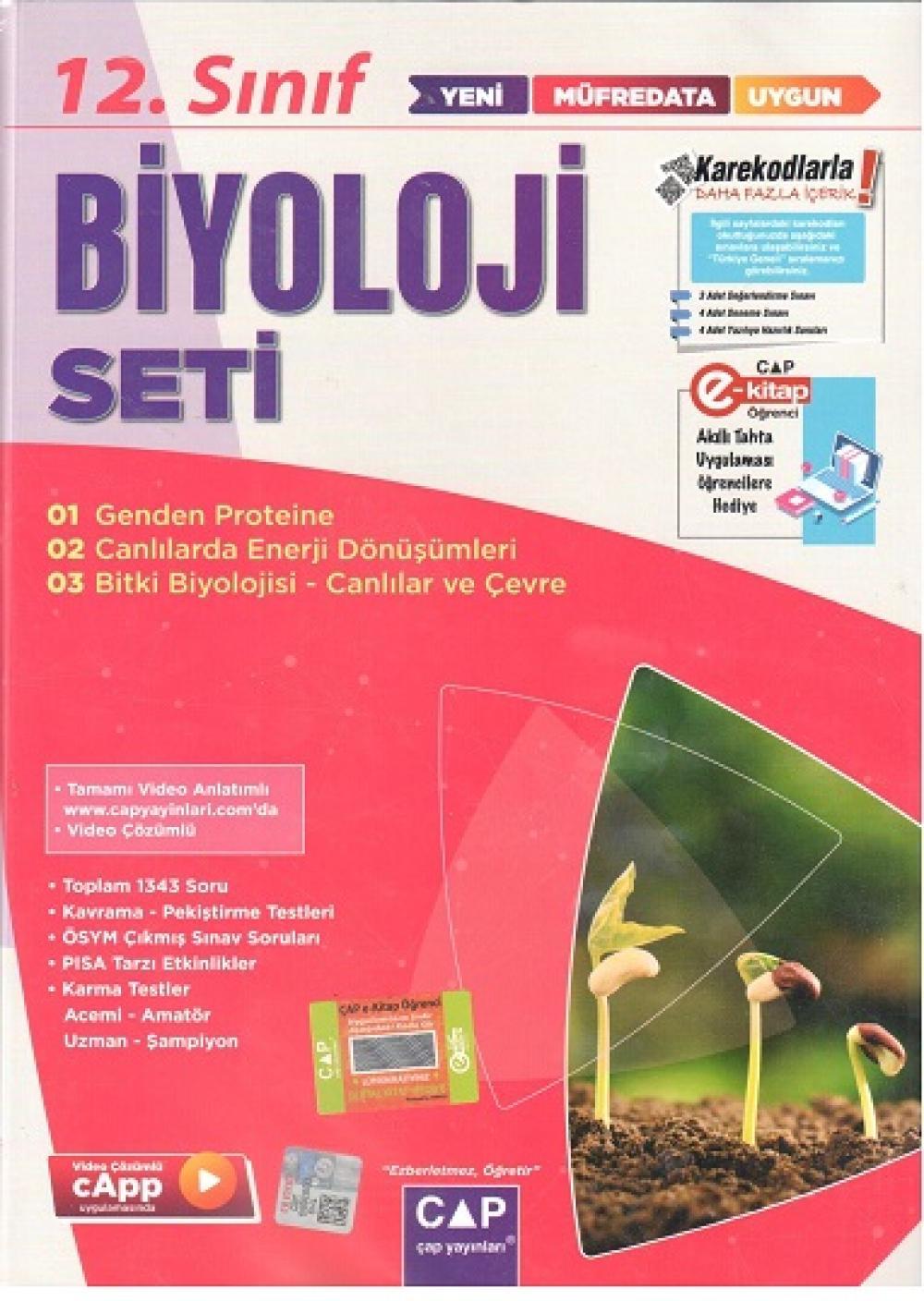 Çap Yayınları 12. Sınıf Biyoloji Seti
