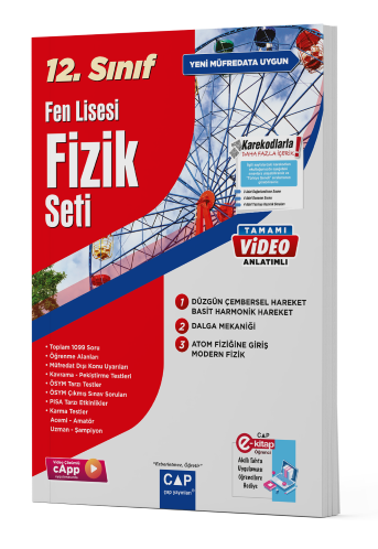 Çap Yayınları 12. Sınıf Fen Lisesi Fizik Seti