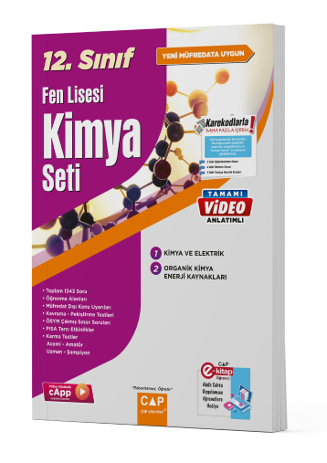 Çap Yayınları 12. Sınıf Fen Lisesi Kimya Seti