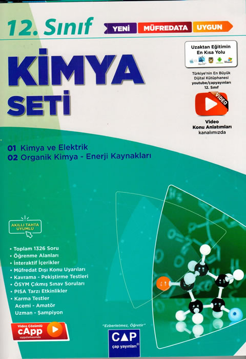 Çap Yayınları 12. Sınıf Kimya Seti