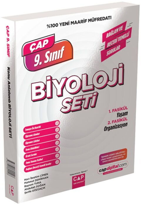 Çap Yayınları 9. Sınıf Biyoloji Maarif Model Set
