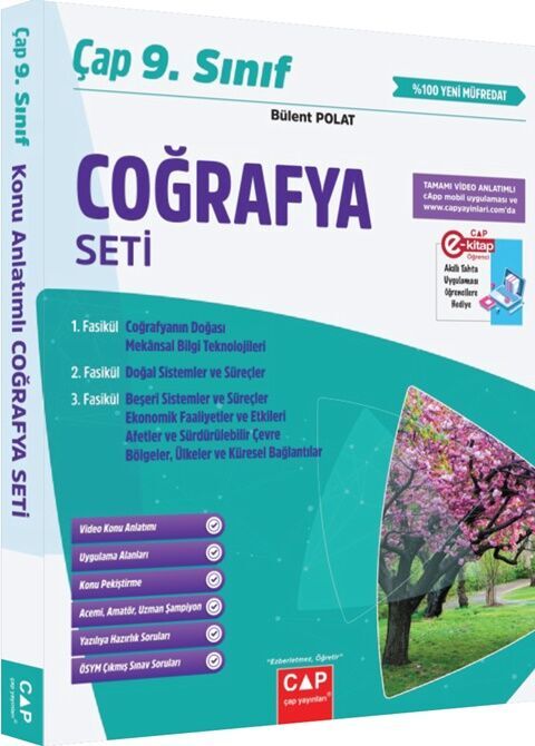 Çap Yayınları 9. Sınıf  Coğrafya Seti