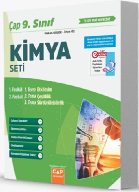 Çap Yayınları 9. Sınıf  Kimya Seti