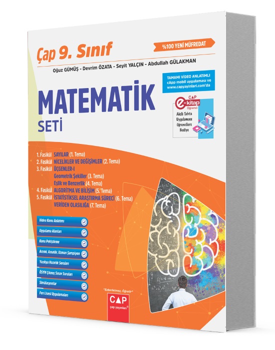 Çap Yayınları 9. Sınıf Matematik Seti