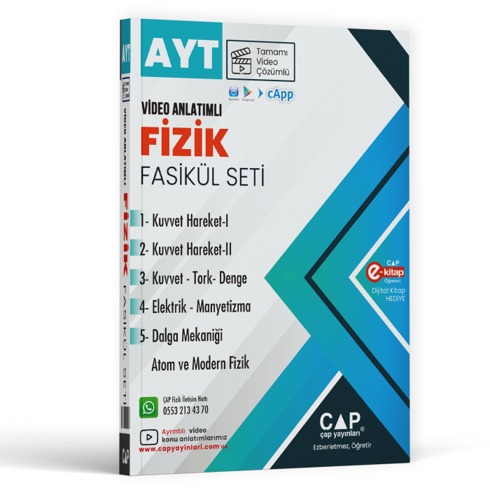 Çap Yayınları Ayt Fizik Fasikül Seti