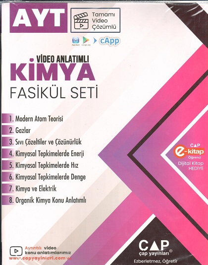 Çap Yayınları Ayt Kimya Fasikül Seti