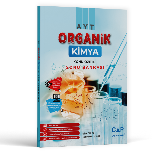 Çap Yayınları AYT Organik Kimya Konu Özetli Soru Bankası