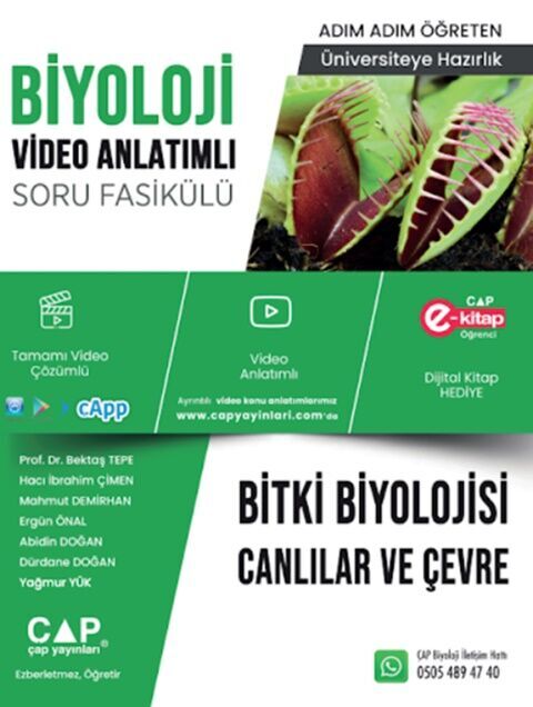 Çap Yayınları Bitki Biyolojisi Canlılar Ve Çevre