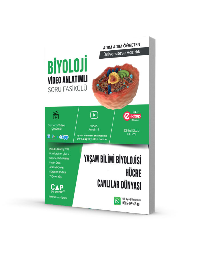 Çap Yayınları Biyoloji Yaşam Bilimi Biyoloji Hücre Canlıların Dünyası