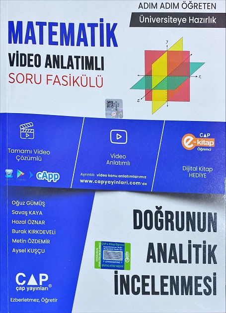Çap Yayınları  Doğrunun Analitik İncelenmesi