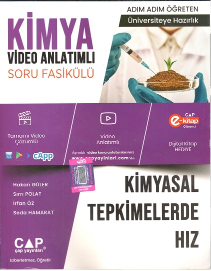 Çap Yayınları Kimyasal Tepkimelerde Enerji Hız