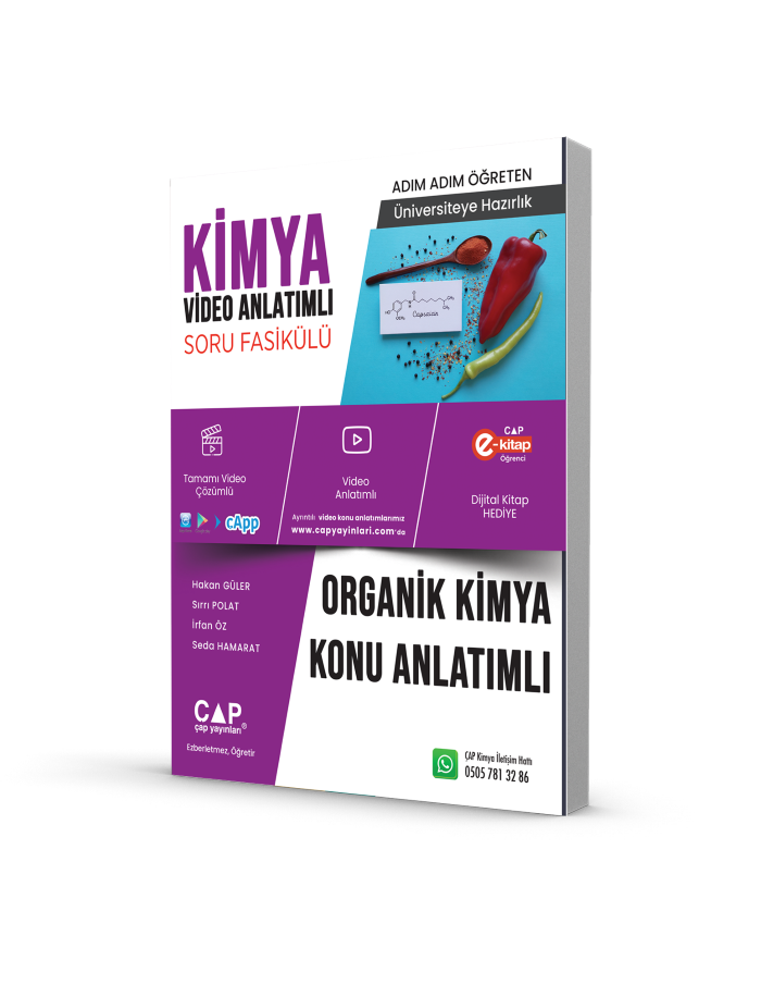 Çap Yayınları Organik Kimya Konu Anlatımlı