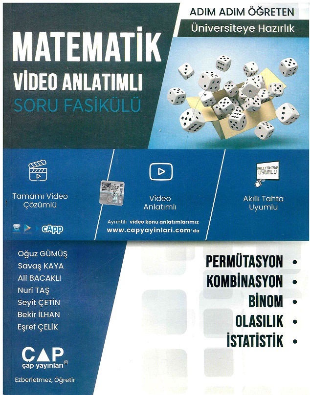 Çap Yayınları Permütasyon Kombinasyon Binom Olasılık İstatistik
