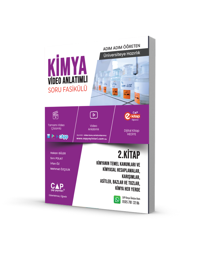 Çap Yayınları Tyt Kimya 2. Kitap Konu Anlatımlı Soru Bankası
