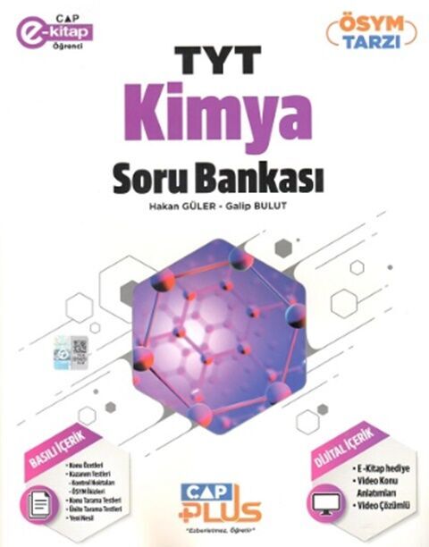 Çap Yayınları TYT Kimya Plus Soru Bankası