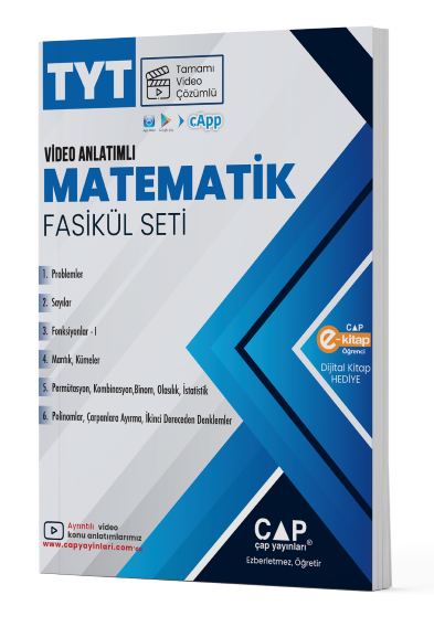 Çap Yayınları Tyt Matematik Fasikül Seti