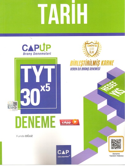 Çap Yayınları Tyt Tarih  Deneme