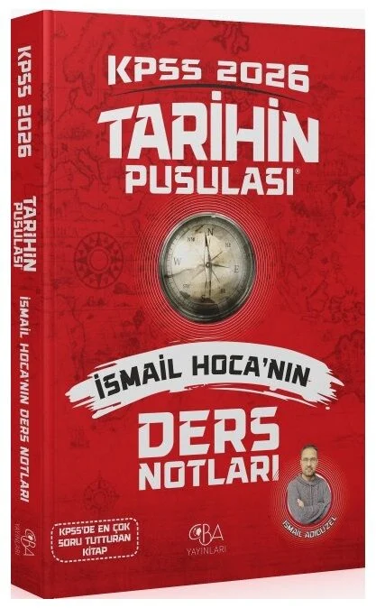 CBA Yayınları 2026 KPSS Tarihin Pusulası Ders Notları - İsmail Adıgüzel
