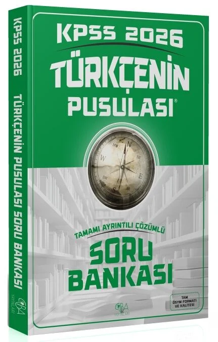 CBA Yayınları 2026 KPSS Türkçenin Pusulası Soru Bankası Çözümlü