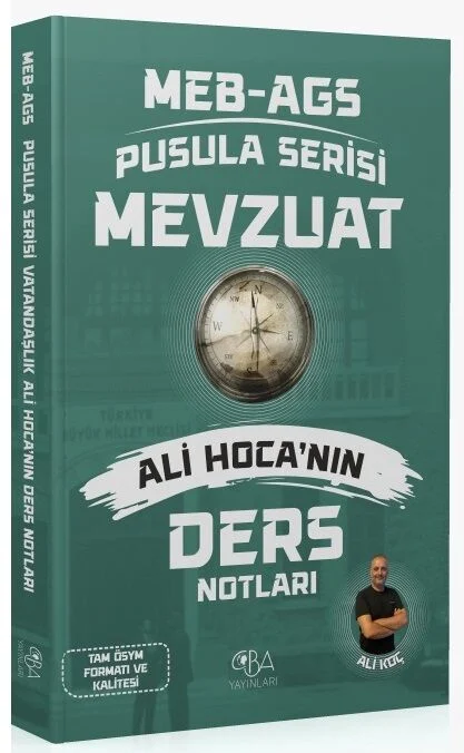 CBA Yayınları MEB-AGS Mevzuat Ders Notları Pusula Serisi - Ali Koç