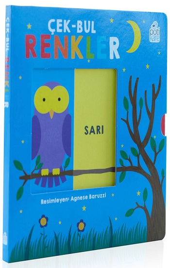 Çek-Bul Renkler Hareketli Kitaplar (Sıvama cilt)