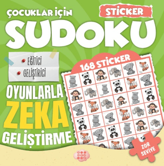 Çocuklar İçin Sudoku - Sticker Hediyeli Zor Seviye 2
