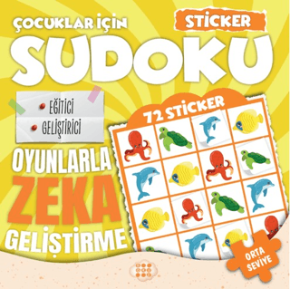 Çocuklar İçin Sudoku - Sticker Hediyeli Orta Seviye 2
